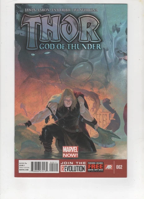 Thor God of Thunder #2 A, 1st Appearance Gorr, NM- 9.2, 1st Print, 2013, Scans Thor God of Thunder #2 A, 1st Appearance Gorr, NM- 9.2, 1st Print, 2013, Scans