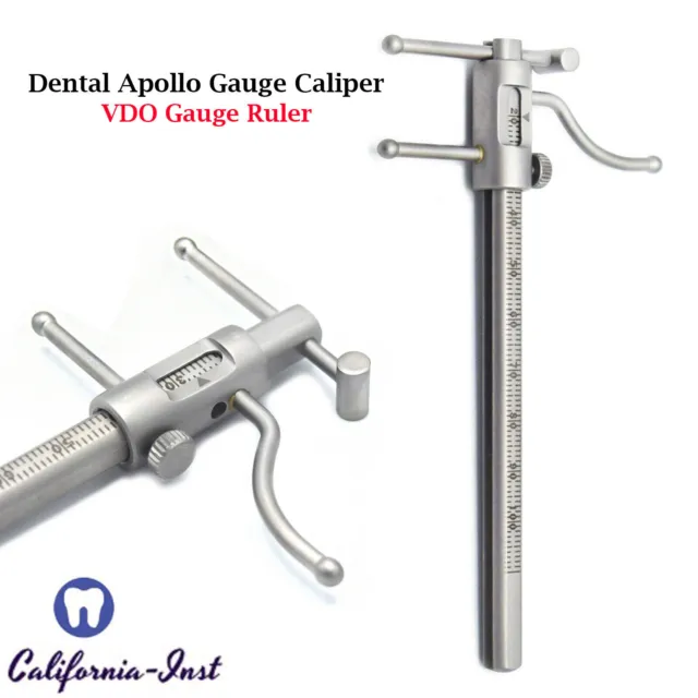 Dental VDO Gauge Ruler Implant Prosthodontics Venus Apollo Gauge Occlusion New 3