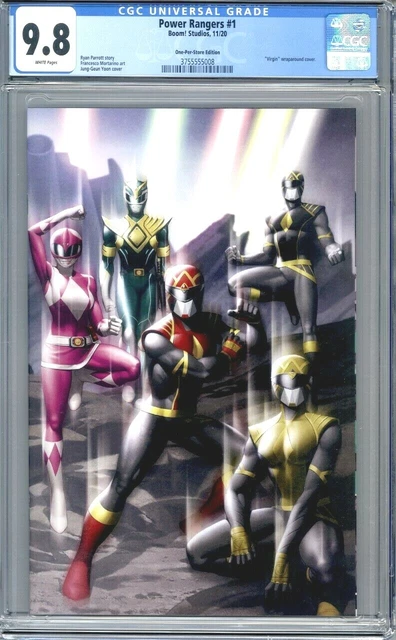 Power Rangers #1  1-Per-Store Jung-Geun Yoon Virgin Variant  1st Print CGC 9.8
