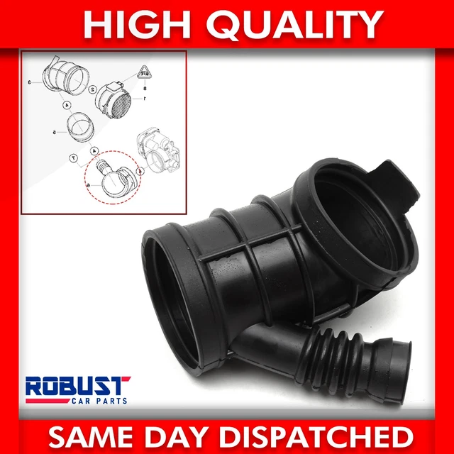 thumbnail image 2 of AIR INTAKE RUBBER BOOT HOSE PIPE FOR BMW E38 728 E39 520 523 525 2 of 14