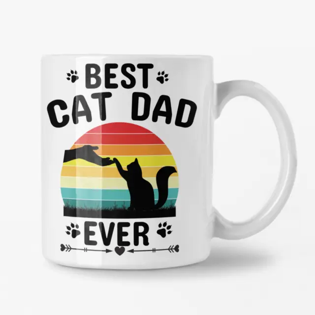 Best Cat Dad Ever - Kaffeetasse / Geschenk / Familie