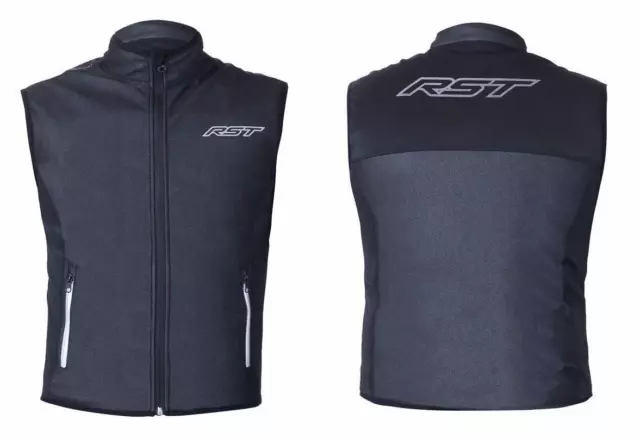 RST 1831 Thermal Wind Barrier Gilet Motorbike Motorcycle Base Layer Black