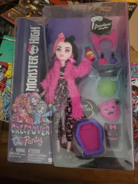 nib Mattel Monster High Creepover Party DRACULAURA Vampire Doll