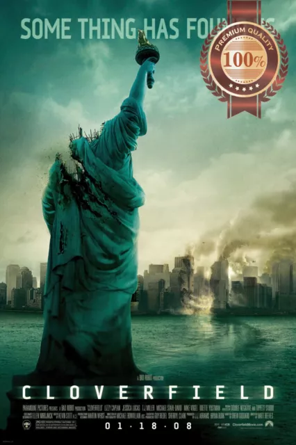 Cloverfield 2008 Statue Of Liberty Original Movie Cinema Print Premium Poster