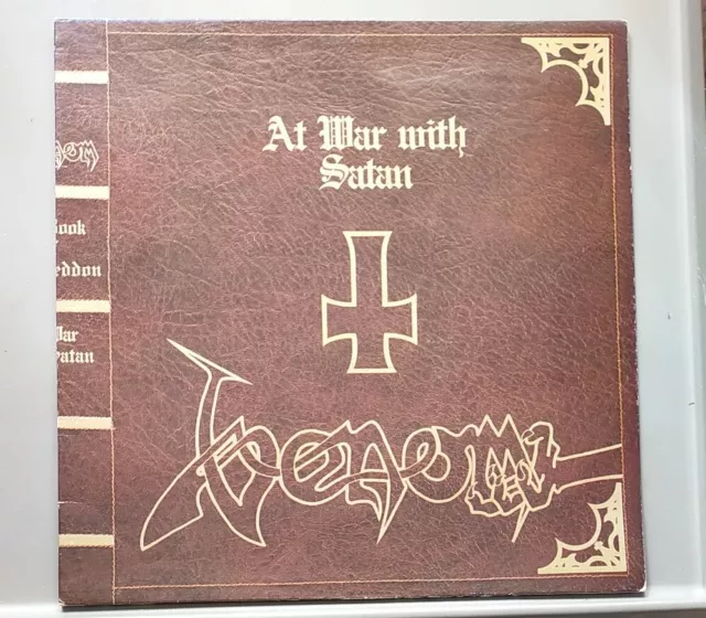 Venom - At War With Satan  + Insert - Neat Records 1015 - 1St Press - Uk 1984 -