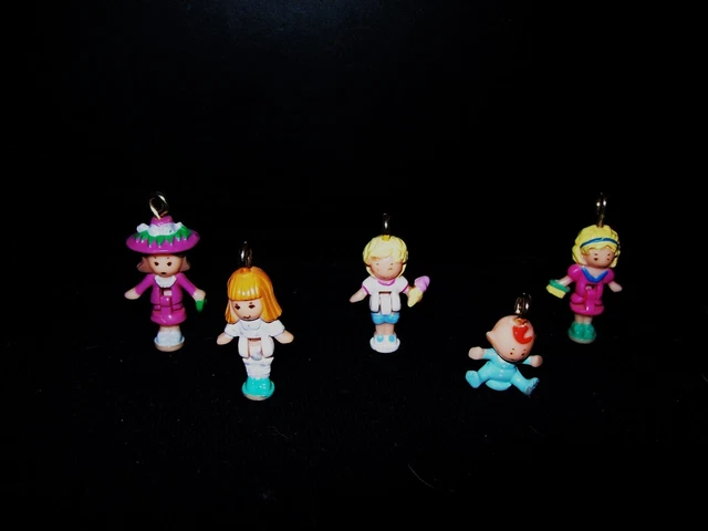 USED Vintage Polly Pocket Five Charms Good Selection (Lot 14) USED Vintage Polly Pocket Five Charms Good Selection (Lot 14)