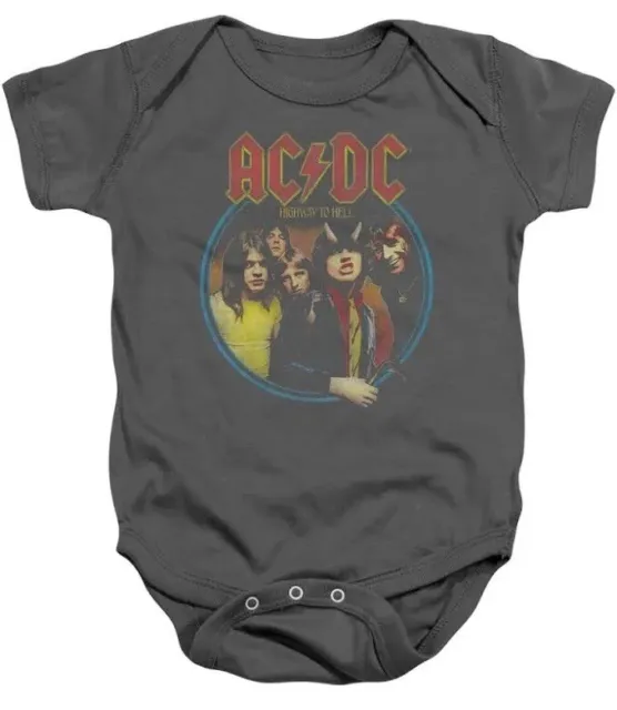 Traje corporal ACDC/Highway to Hell 12M nuevo con etiquetas