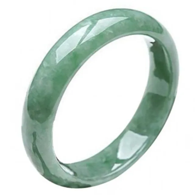 Female beautiful AAA Bangle Light Green Jade Hand-carved Bracelet 56mm-62mm