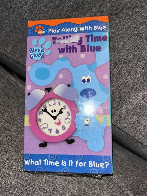 Blue S Clues Telling Time With Blue Vhs 2002 Sleeve F - vrogue.co