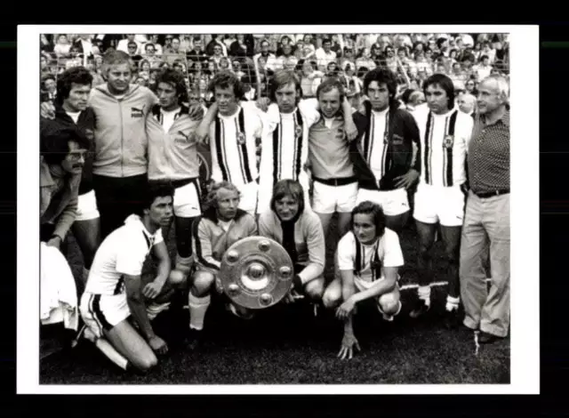 Borussia Mönchengladbach Mannschaftskarte Deutscher Meister 1975