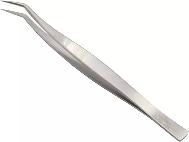 KEIBA Multipurpose Bent Type Tweezers TS-B21  155mm Polish Japan