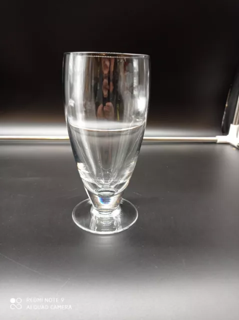 Verre gobelet à eau,chope à bière en Cristal de BACCARAT ou SAINT-LOUIS,H 16,5cm