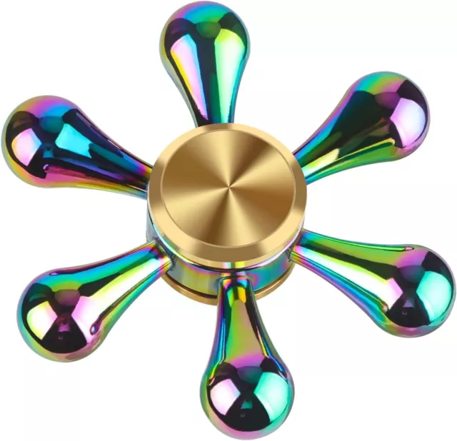 Fidget Spinner Hand Toy Stainless Steel Fast Spin for Kids Adults Stress Relief