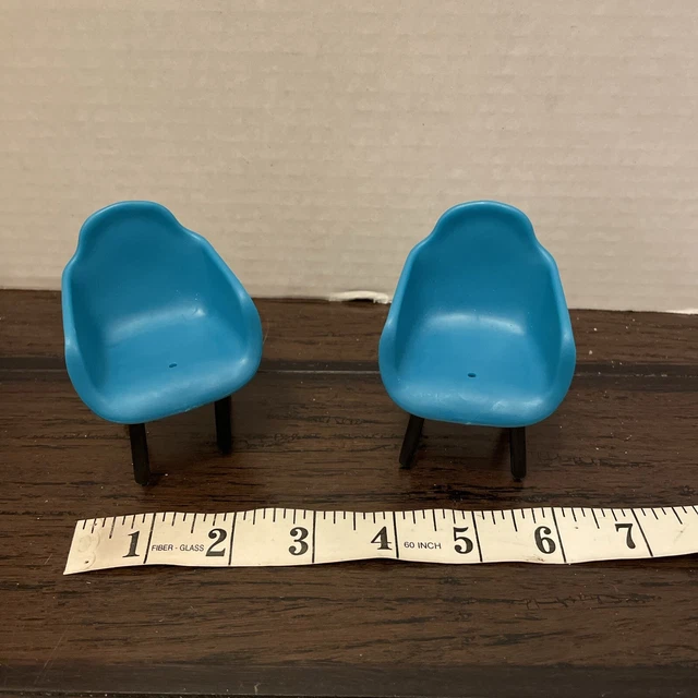 LOL SURPRISE OMG Doll House Mansion Furniture Replacement Teal Chairs