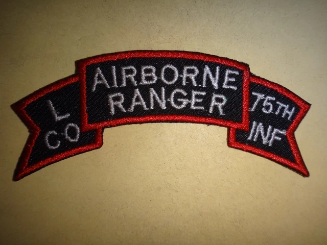 VIETNAM WAR PATCH US Army L Company75th Infantry Rgt AIRBORNE RANGER ...