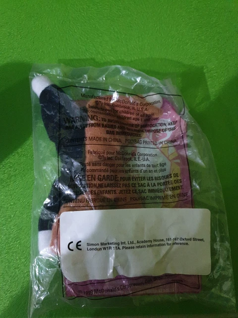 TY  TEENIE BEANIE BABIES  McDonalds Happy Meal Toy Chip the Cat NEW & SEALED