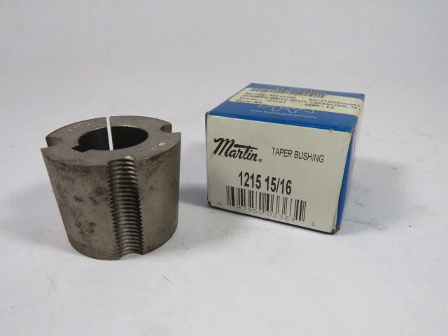 Martin 1215 15/16 Taper Bushing 1-7/8” OD 15/16” Bore 1-1/2” Length  NEW