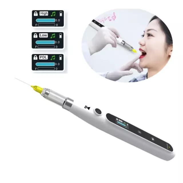 Wireless Dental Painless Anesthesia Injector LCD Display Music Anesthesia Pen