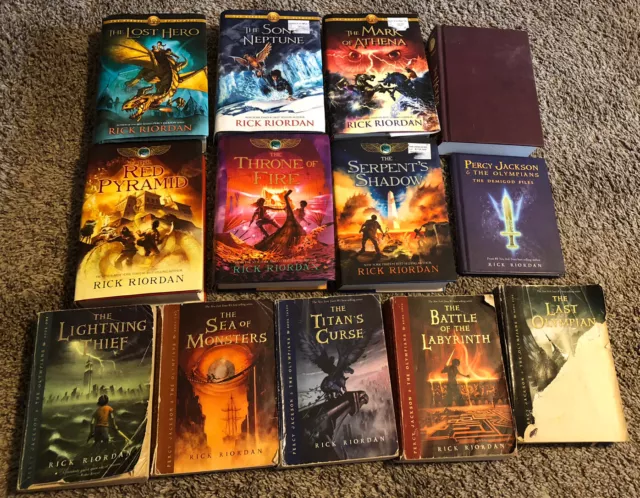 Rick Riordan Books The Hero’s Of Olympus,Kane Chronicles & Percy Jackson