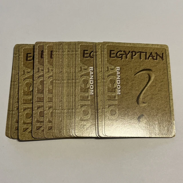 Age Of Mythology Board Game: 45 Replacement Brown Egyptian Random Action Cards