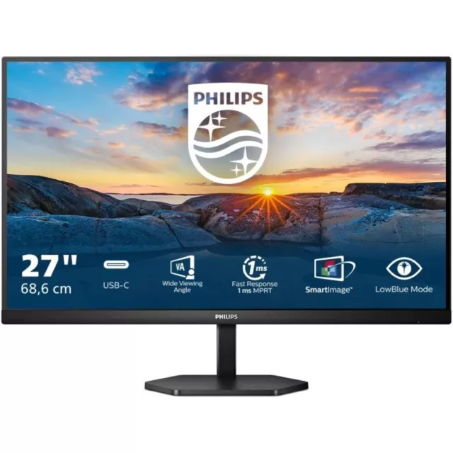 Philips 27E1N3300A/00 TFT-Monitor schwarz 27 Zoll FHD IPS-Display Lautsprecher