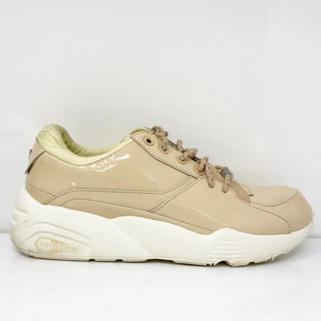 Puma Womens Trinomic R698 362274 01 Beige Running Shoes Sneakers Size 7