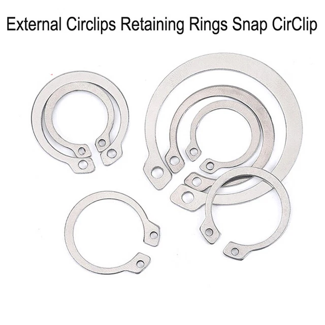 Anelli di Contenimento Circlip Esterni Circlip A2 Acciaio Inox Φ6-Φ150