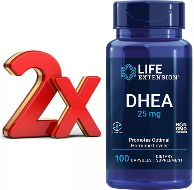 DHE A- 25mg LIFE EXTENSION 2 x 100 =200 capsulas Envio urgente