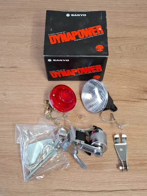 Dynamo vélo ancien vintage 6V 3W aluminium CIBIE | UK