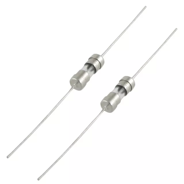 10 x Verre Cartouche Action Retardée Fil Axial Fusible 3.6x10mm 250V 3.15A