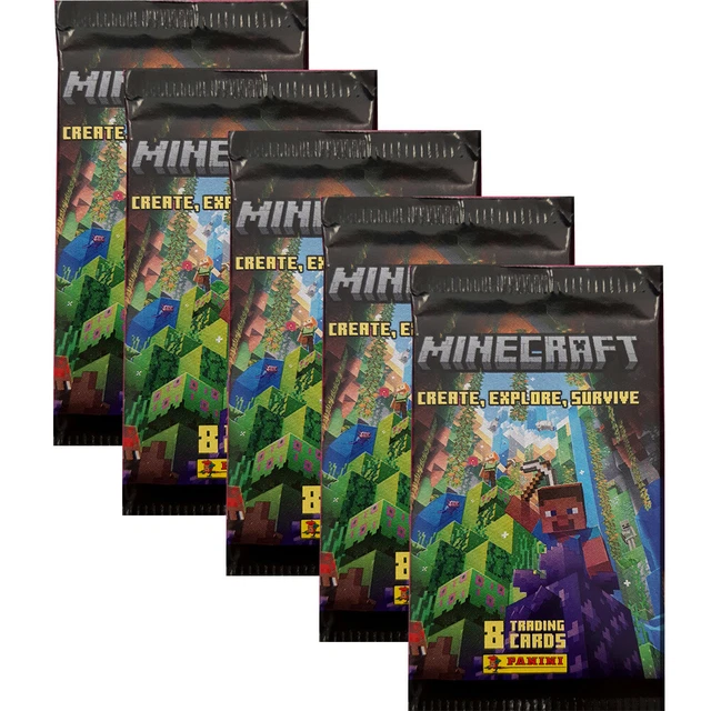 Minecraft - Create Explore Survive Serie 3 carte collezionabili - 5 booster