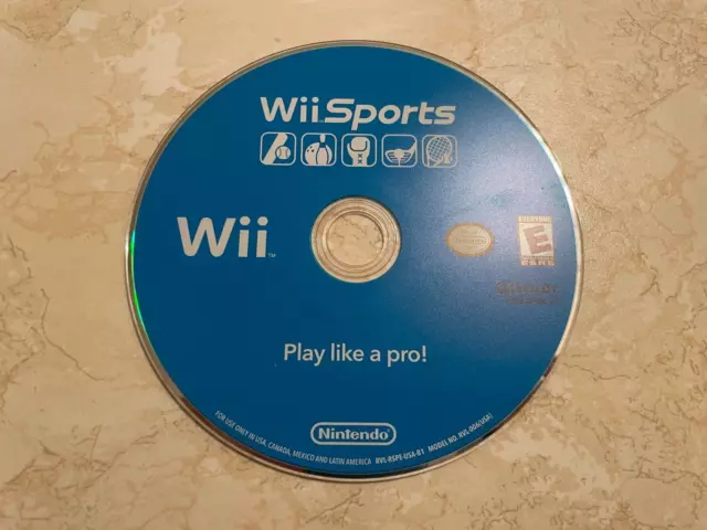 Wii Sports (Nintendo Wii, 2006) Disc Only TESTED