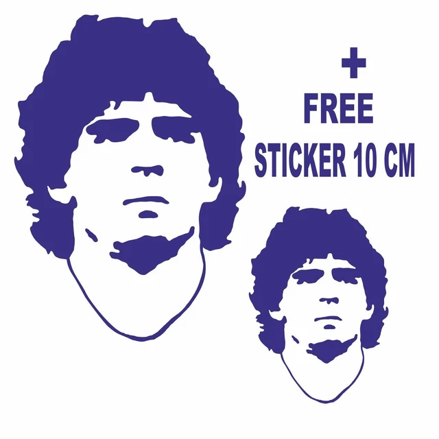 Adesivo Diego Maradona Napoli Argentina Sticker Aufkleber +1 FREE
