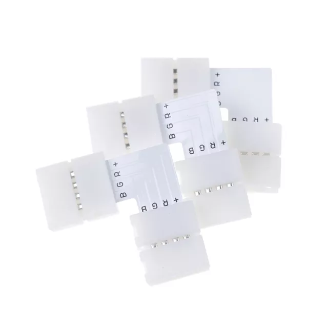 5PCS Soldering LED Strip Corner Connector 2PIN L Shape Corner Connector_JOJKFY