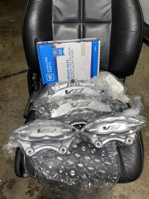 WITH PADS, CADILLAC CTS-V 6 Piston Brembo Calipers, Silver $1,100.00