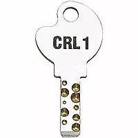 CRL 01PKEY1 Replacement Key #1 for 03P Series Deluxe Slip-On Plunger Locks