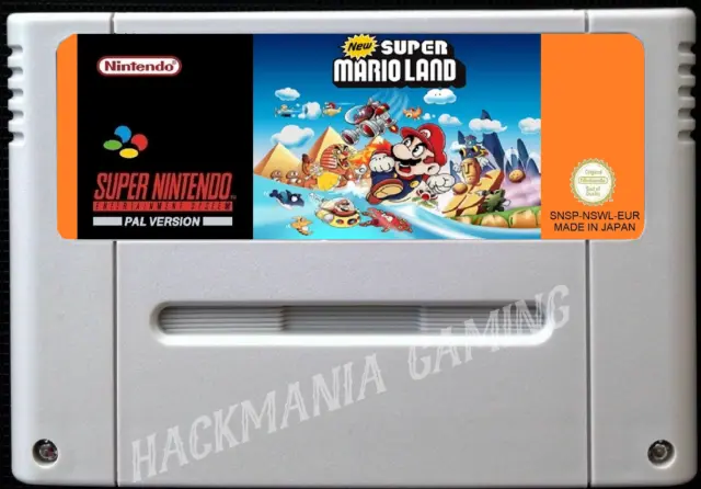 New Super Mario Land  Pal snes Super Nintendo hack reality project