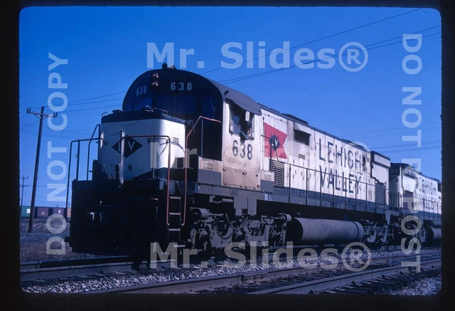 Original Slide LV Lehigh Valley 'Snowbird' ALCO C628 638 In 1969