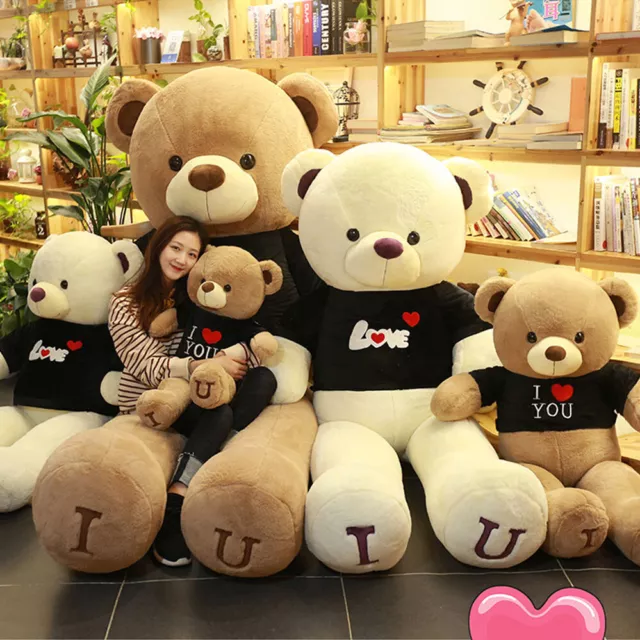 1.2m Teddy Bear Plush Toy Stuffed Animal Giant Doll Soft Gift for Girlfriend Hot 2