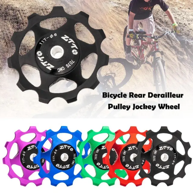Road Bike Rear Derailleur Pulley Roller Ceramic Bearing Guide Jockey Wheel