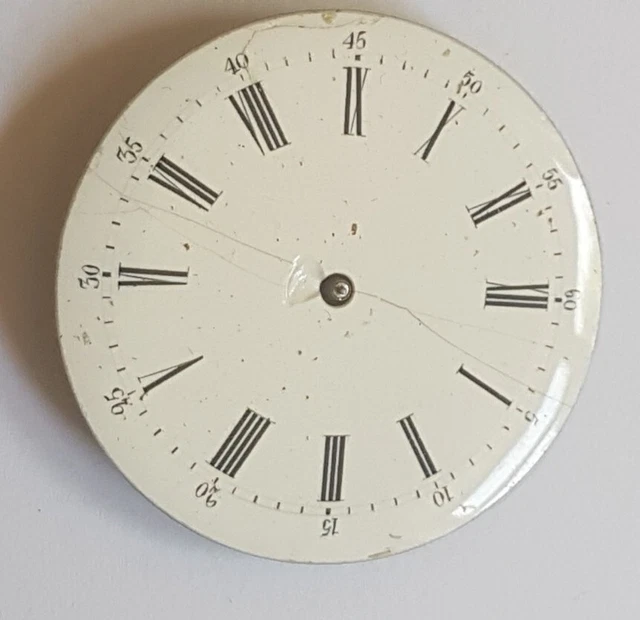 VINTAGE POCKET WATCH Face and Movement For Repairs 12.75 PicClick