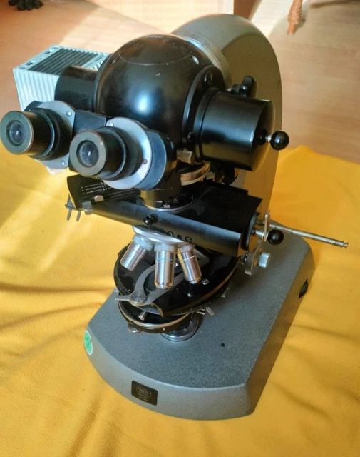 🌟ALTES CARL ZEISS Binakulares Mikroskop Universal In Top Zustand ...