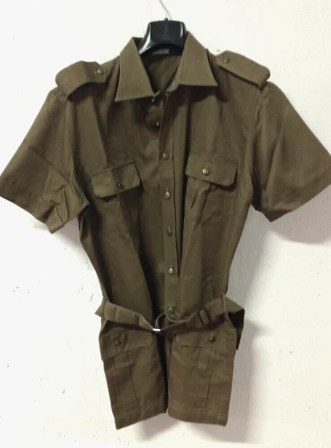 Camicia Estiva Militare Uomo, Manica Corta, Bavero, Taglie M-5XL, Per Outdoor E Tempo Libero