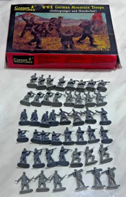 CAESAR MINIATURES 1/72 H067 WWII German Mountain Troops Mint Condition ...