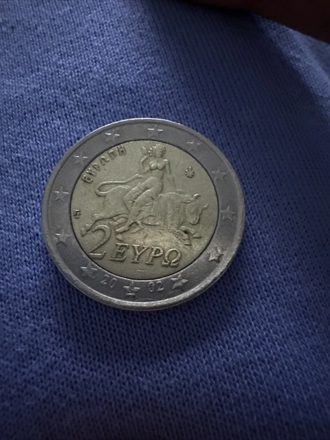 2 Euro Münze Griechenland 2002 Mit S Im Stern 2 EURO MÜNZE Griechenland 2002, mit "S" im Stern (Selten) EUR 250,00