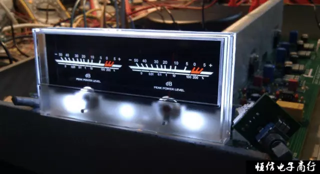 VU Meter Double Pointer Audio Amplifier Board Sound Level Indicator+Driver Board