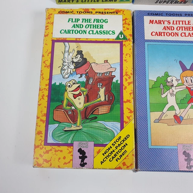 CARTOONS R FUN Classics Bundle Lot VHS Video Cassette Tape Superman ...
