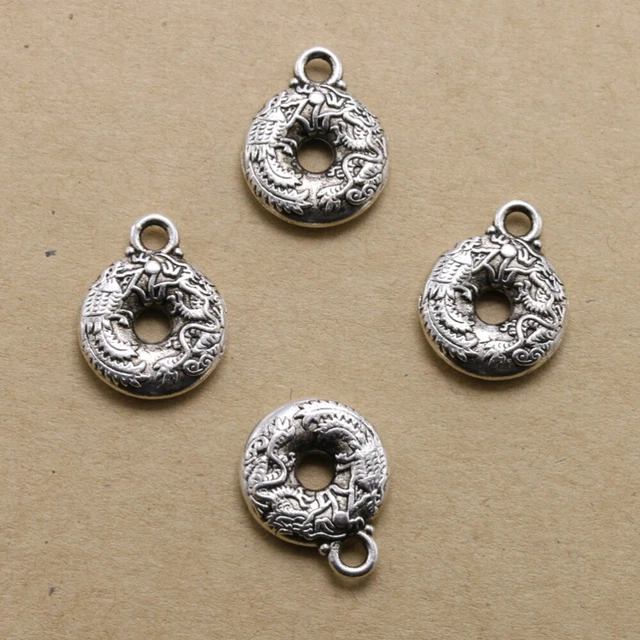20 Stück Alloy Peace Buckle Anhänger Charms DIY Schmuck Herstellung Zubehör für 3