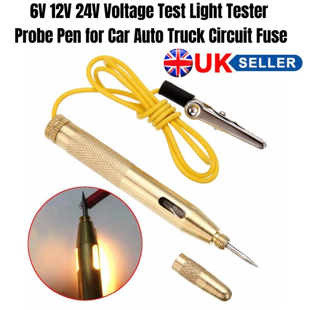 6V 12V 24V Voltage Test Light Tester Probe Pen for Car Auto Truck Circuit Fuse