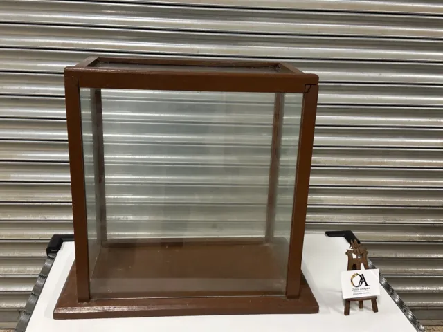 Vintage Wooden Glazed Display Case